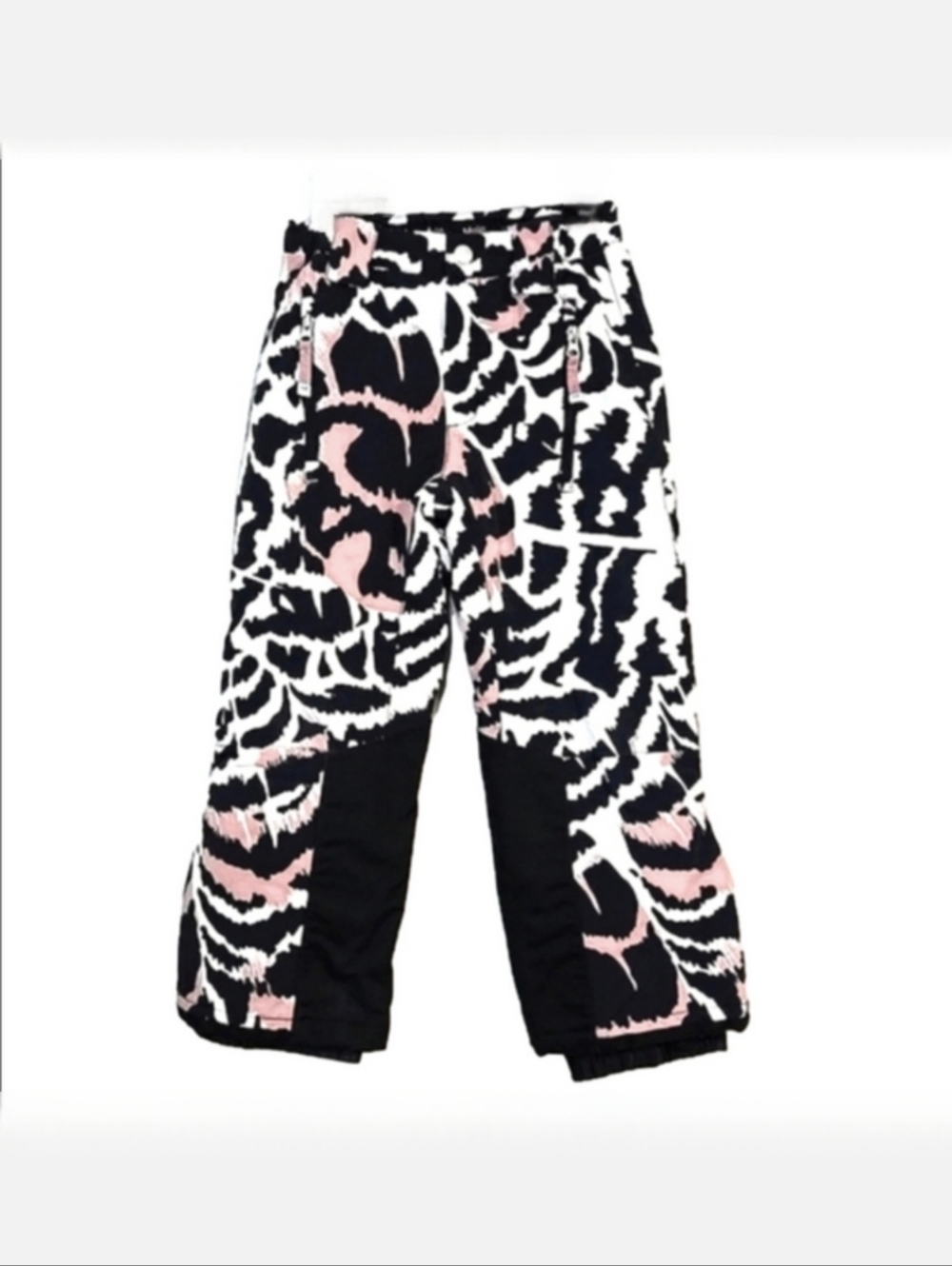 Molo Kids 💗/🖤 Animal Print Ski Pants, SZ 122EU (6-7US)~VGUC